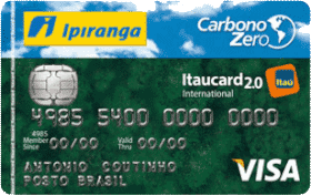 Cartão de Crédito Ipiranga Carbono Zero 2.0 Internacional Visa