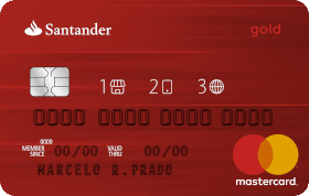 Cartão de Crédito Santander 1|2|3 Gold