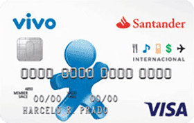 Cartão de Crédito Vivo Santander Visa Internacional
